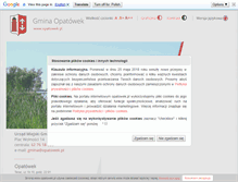 Tablet Screenshot of opatowek.pl